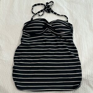 Old Navy striped bathing suit top
